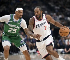 加兰41+11伦纳德34分 弗拉格18+9+7快船加时胜独行侠