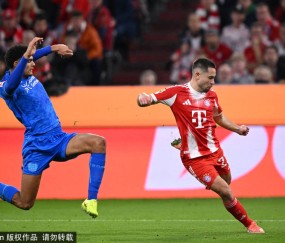 赛季15连胜！德甲-格纳布里破门 拜仁3-0勒沃库森